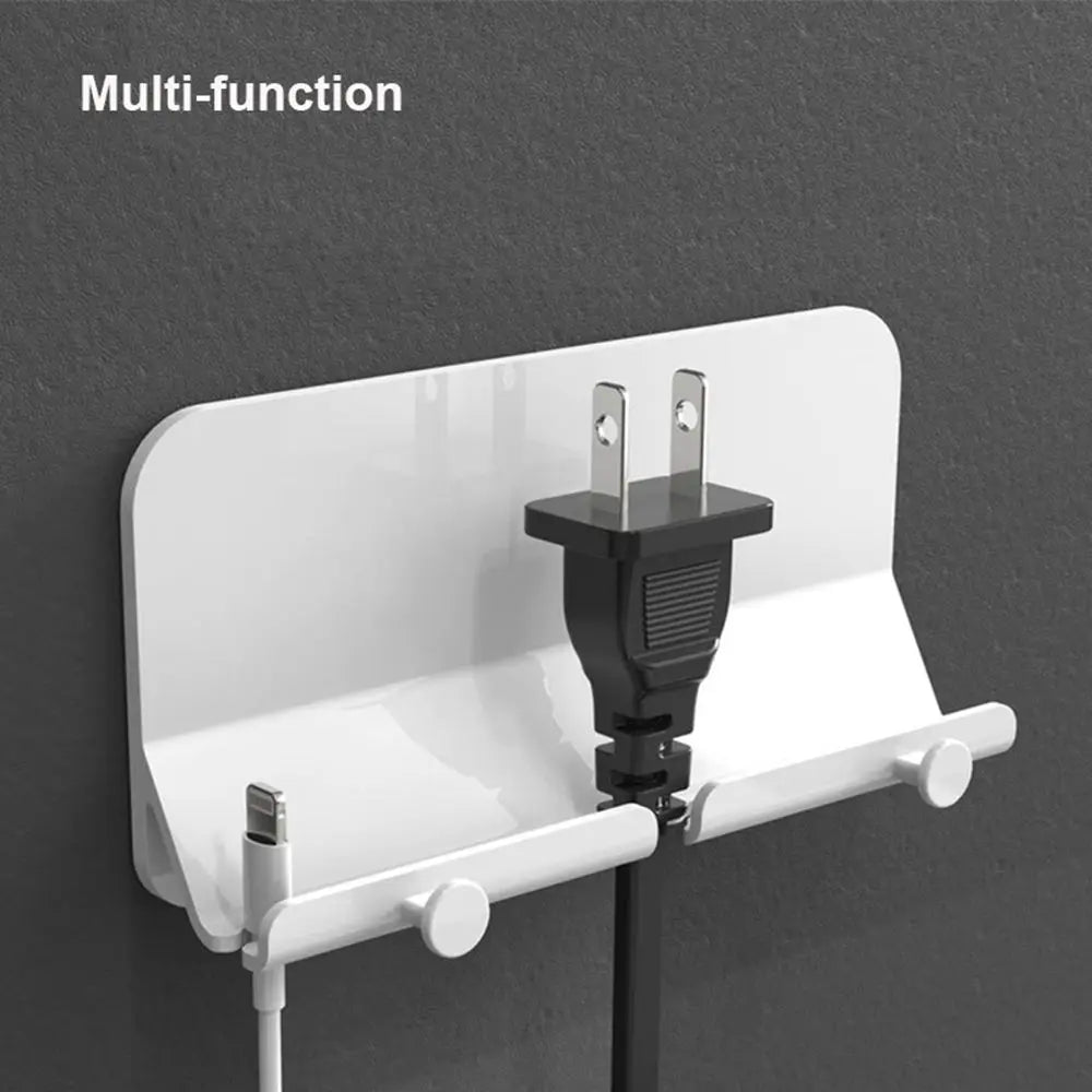 Wall Mount Holder Charger Hook Hanging Stand Bracket Dock for Smartphone Mobile Phone Tablet Holder Pasted on Wall