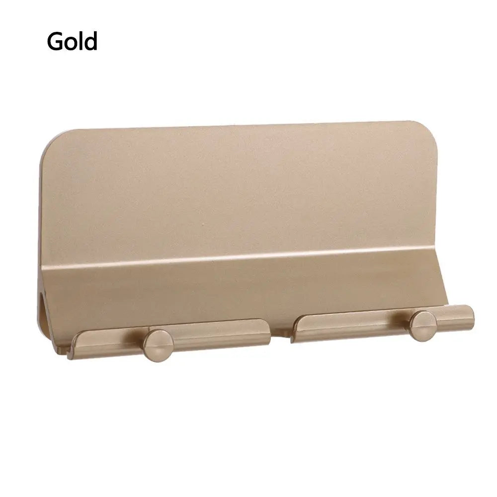 Wall Mount Holder Charger Hook Hanging Stand Bracket Dock for Smartphone Mobile Phone Tablet Holder Pasted on Wall