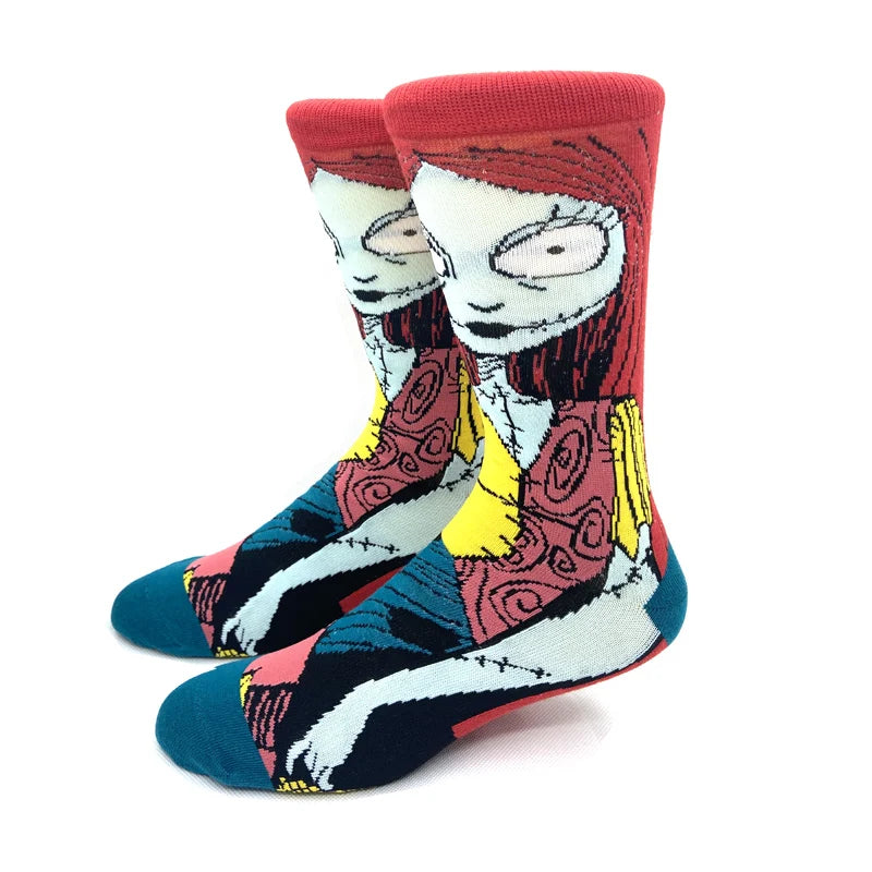 2025 New Anime Fashion Men's Socks Long Sock Knee-High Couples cosplay Sock Personality Hip Hop Harajuku Funny Sock for Women