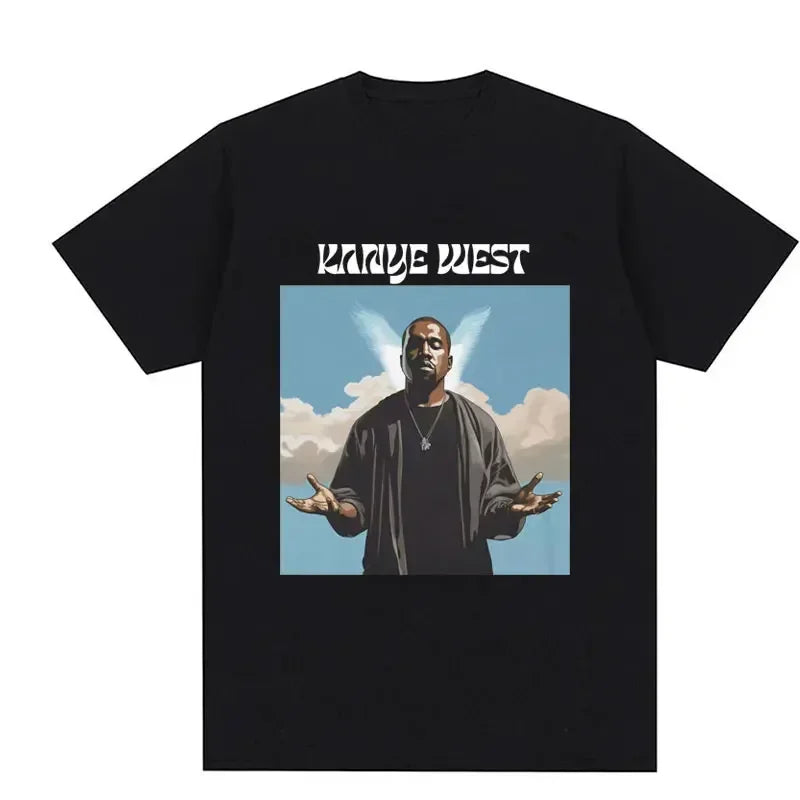 Funny Kanye West Meme T-Shirt Men's Vintage Hip Hop Rap Style Tshirt Men Women Short Sleeve T Shirt Streetwear