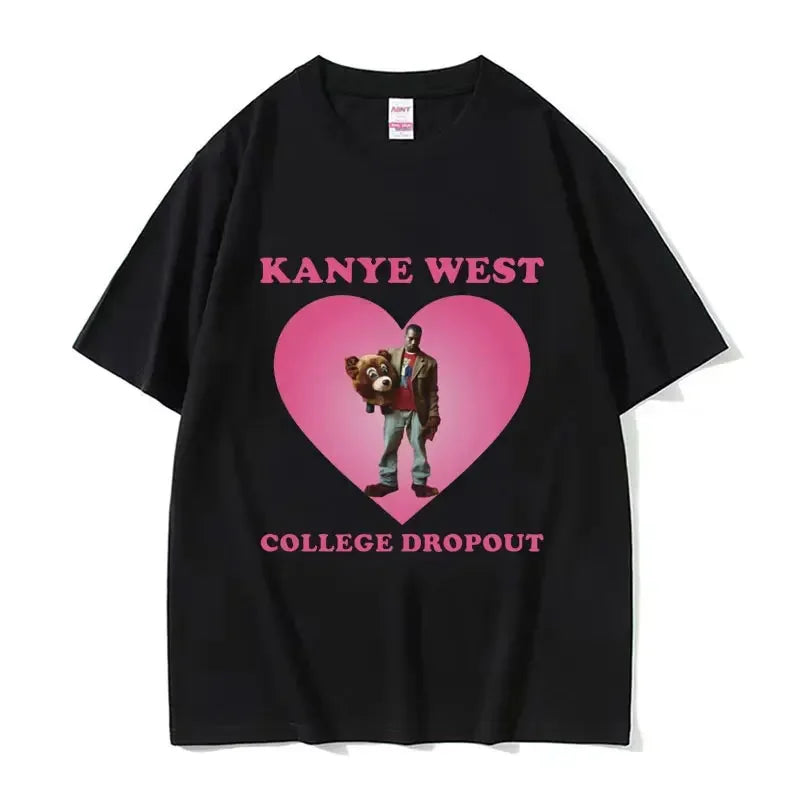 Funny Kanye West Meme T-Shirt Men's Vintage Hip Hop Rap Style Tshirt Men Women Short Sleeve T Shirt Streetwear