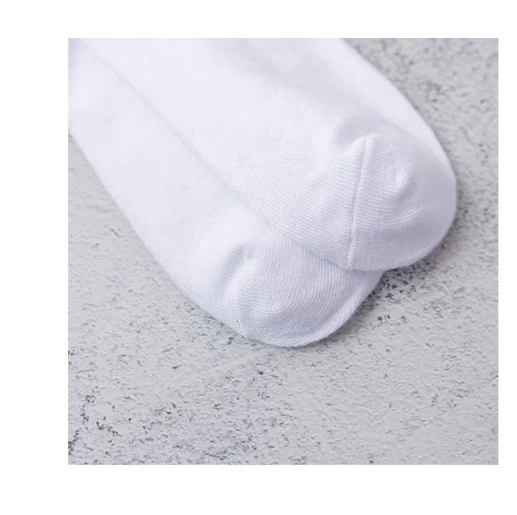 Men Women Socks Cotton Simplicity Anime Devil Grimace Harajuku Black White Graffiti Fashion Long Funny Hip Hop Sox Unisex medias
