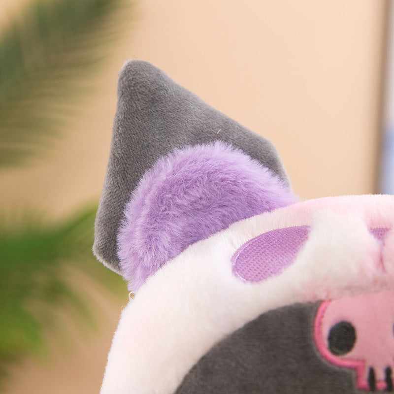 Sanrio 25Cm Anime Sanriod Toys Kawaii Kuromi Cinnamorol Plush Soft Stuffed Animals Doll Plushie Pillow Children's Toys Gifts