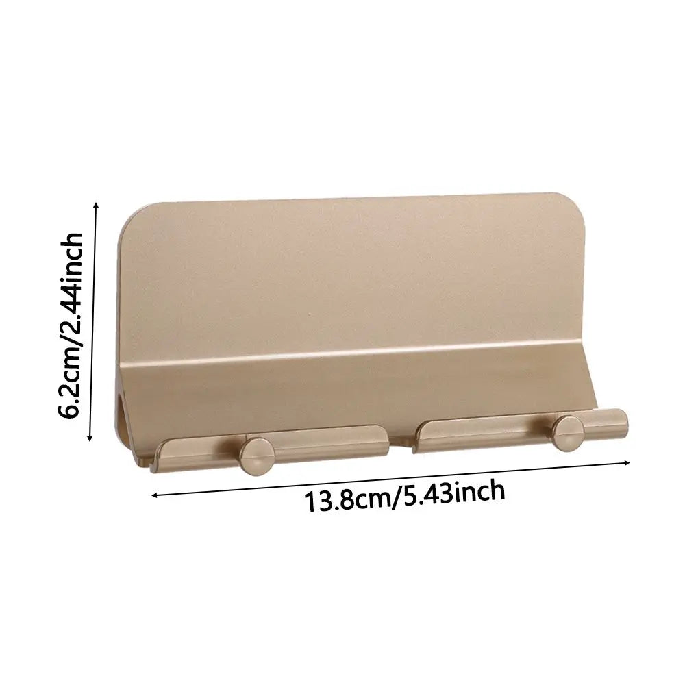 Wall Mount Holder Charger Hook Hanging Stand Bracket Dock for Smartphone Mobile Phone Tablet Holder Pasted on Wall