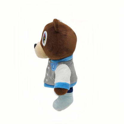New Kawaii Kanye Dropout Bear Teddy Bear Plush Toys Kanye West Graduation Soft Stuffed Home Room Decor Birthday Gift 1/4pcs 26cm