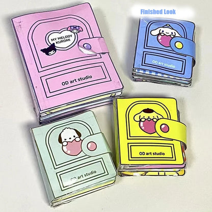 Sanrio Kuromi Cinnamoroll Quiet Book My Melody Handmade DIY Children's Toys Development Hands on Ability Girl's Birthday Gift