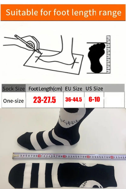 2025 New Anime Fashion Men's Socks Long Sock Knee-High Couples cosplay Sock Personality Hip Hop Harajuku Funny Sock for Women