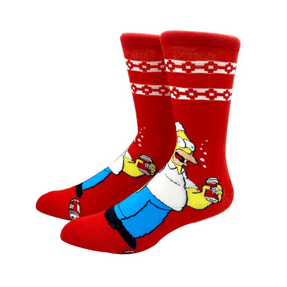 2025 New Anime Fashion Men's Socks Long Sock Knee-High Couples cosplay Sock Personality Hip Hop Harajuku Funny Sock for Women