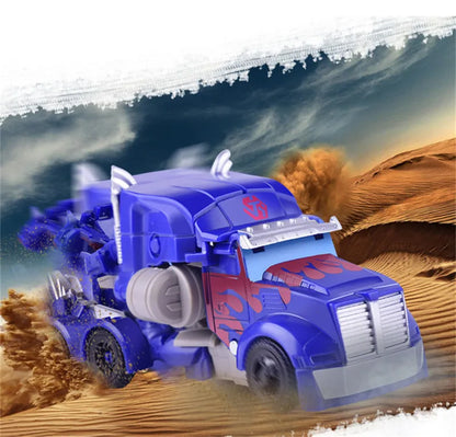 Metamorphic Toys Car Children'S Birthday Gift Action Doll Toys Mini Metamorphic Car Education Toys Children'S Toys