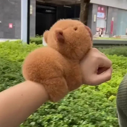 1-10PCS Kapibara Plush Doll Lying on The Hands of Kapi Bara Water Dolphin Doll Doll Doll Wrist Snap Ring Toys Plush Toys