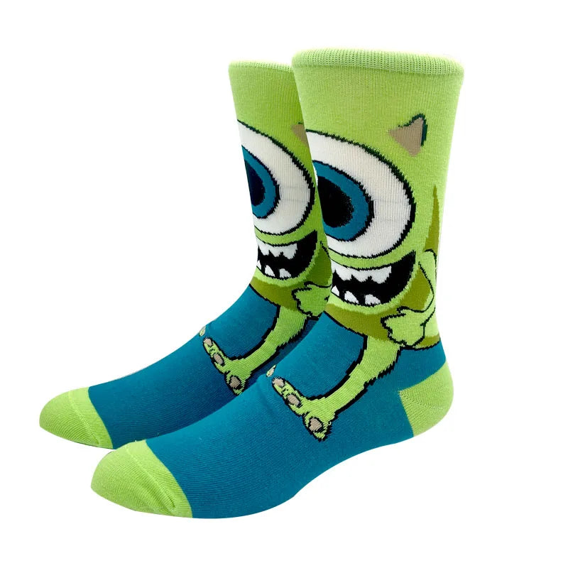 2025 New Anime Fashion Men's Socks Long Sock Knee-High Couples cosplay Sock Personality Hip Hop Harajuku Funny Sock for Women