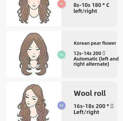 Portable Automatic Charging Hair Curler Smart Wireless Hair Styling Tool Travel Friendly Lazy Girl Hair Curler Salon Accessory