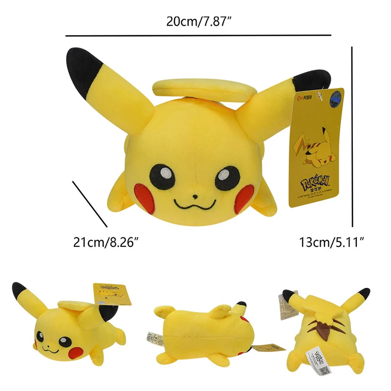Pokemon Pikachu Stuffed Toys Anime Cartoon & Cute Plush Dolls Throw Pillow Birthday Gift For Kids Friends Boys Home Decoration