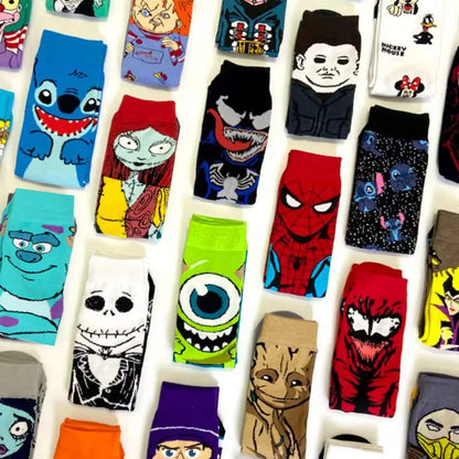 2025 New Anime Fashion Men's Socks Long Sock Knee-High Couples cosplay Sock Personality Hip Hop Harajuku Funny Sock for Women