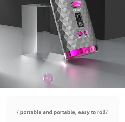Portable Automatic Charging Hair Curler Smart Wireless Hair Styling Tool Travel Friendly Lazy Girl Hair Curler Salon Accessory