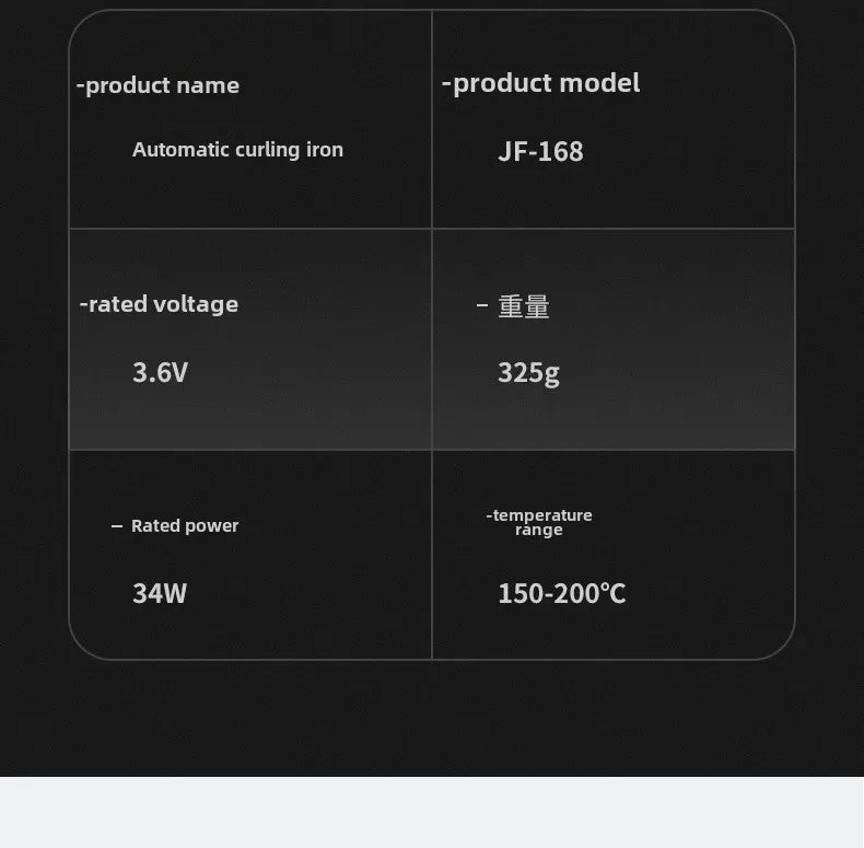Portable Automatic Charging Hair Curler Smart Wireless Hair Styling Tool Travel Friendly Lazy Girl Hair Curler Salon Accessory
