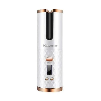 Wireless Electric Hair Curler Portable Travel Home Use 6 Timing 6 Temp. LED Cordless Automatic Hair Curler for Curls or Waves