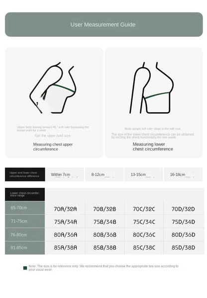 UBAU Summer Sexy Bra Women's Slim U-shaped Seamless Backless Underwear Triangle Cup Gathering Bra Women's Sexy Lingerie