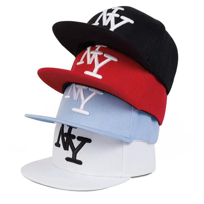 Unisex Letter Embroidery Hip-hop Hats Spring Autumn Outdoor Adjustable Casual Baseball Caps Sunscreen Hat