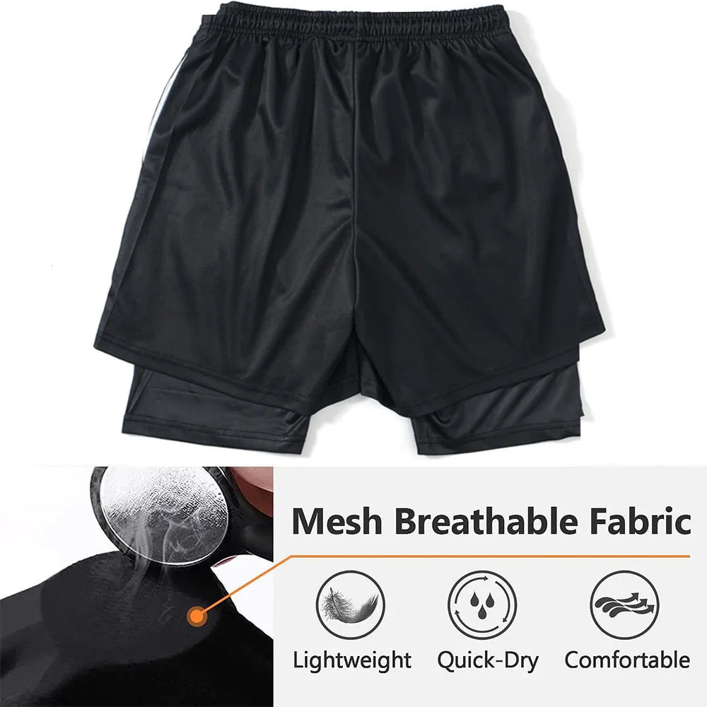 Anime 3D Printed Men's Compression Set short Sleeve Gym Top+Workout Shorts Quick Drying Breathble Athletics Rash Guard Set