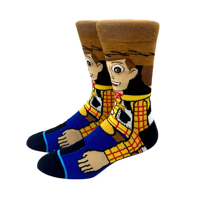 2025 New Anime Fashion Men's Socks Long Sock Knee-High Couples cosplay Sock Personality Hip Hop Harajuku Funny Sock for Women