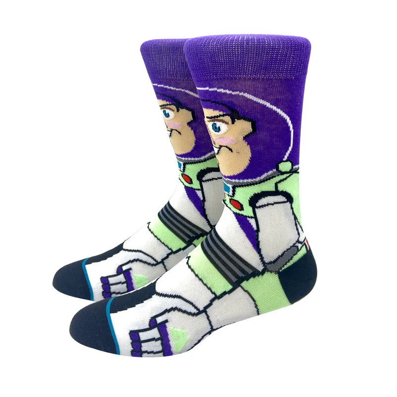 2025 New Anime Fashion Men's Socks Long Sock Knee-High Couples cosplay Sock Personality Hip Hop Harajuku Funny Sock for Women