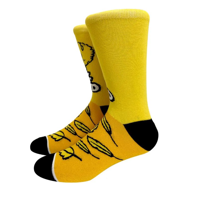 2025 New Anime Fashion Men's Socks Long Sock Knee-High Couples cosplay Sock Personality Hip Hop Harajuku Funny Sock for Women