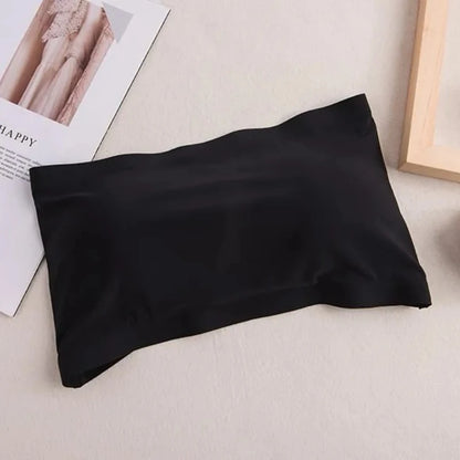 Seamless One-piece Tube Tops Women Removable Pads Intimates Basic Black/White/Skin Womens Strapless Bra Bandeau Sexy Lingerie