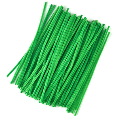 100pcs Chenille Stems Toys DIY Strips Twist Bar Anvil Wire Craft Pipe Creative Hobby Children Plush Stick Chenille Sticks