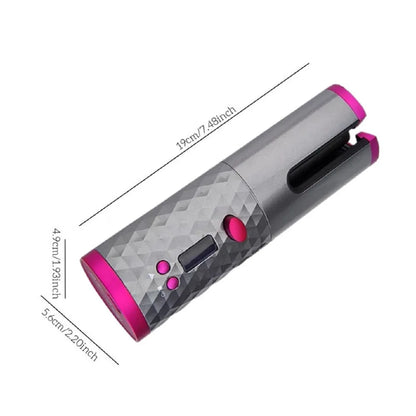 Electric Automatic Curling Iron Wireless Automatic Curling Iron Rotating Styling Portable Hairdresser Home Hair Curlers