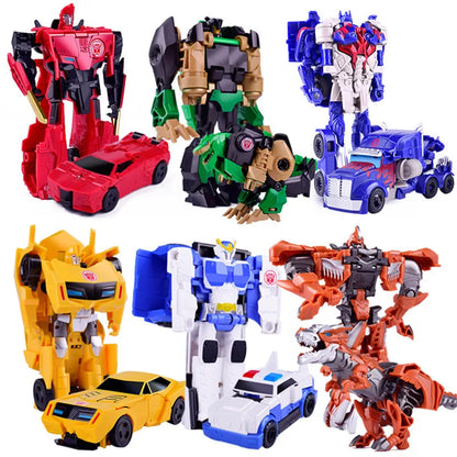 Metamorphic Toys Car Children'S Birthday Gift Action Doll Toys Mini Metamorphic Car Education Toys Children'S Toys