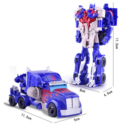 Metamorphic Toys Car Children'S Birthday Gift Action Doll Toys Mini Metamorphic Car Education Toys Children'S Toys