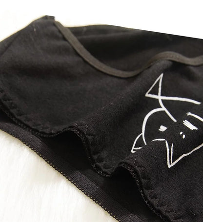 5Pcs/set Cotton Cartoon Cute Panties Girls' Short Underwear For Women Ladies Pantys Female Soft Underpants Sexy Lingerie M-XL