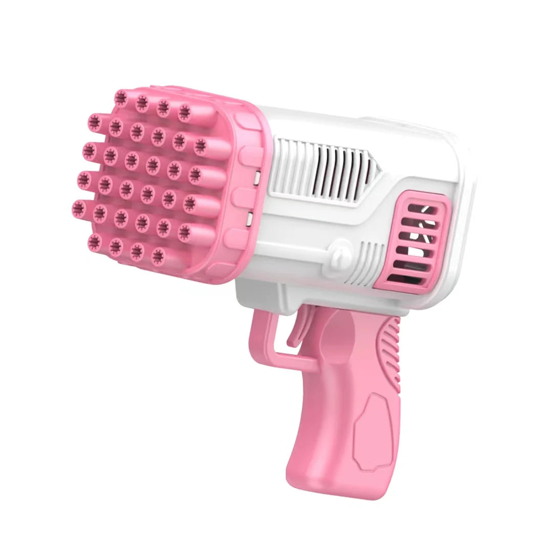 Popular electric bubble gun for children's toys 32 hole bubble machine electric bubble gun without battery bubble water