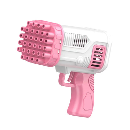 Popular electric bubble gun for children's toys 32 hole bubble machine electric bubble gun without battery bubble water