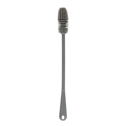 Silicone Milk Bottle Brush Cup Scrubber Glass Cleaner Long Handle Drink Bottle Clean Brush Kitchen Cleaning Tool
