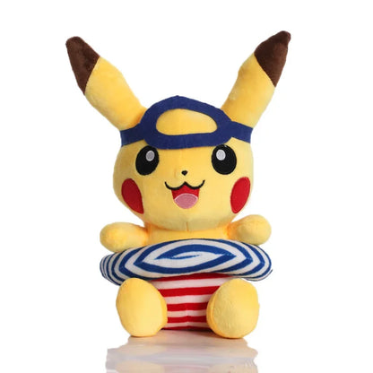 20cm Pikachu Pokemon Plush Doll Charmander Bulbasaur Squirtle Psyduck Eevee Plush Soft Stuffed Animals Peluche Plushie Toy Gifts