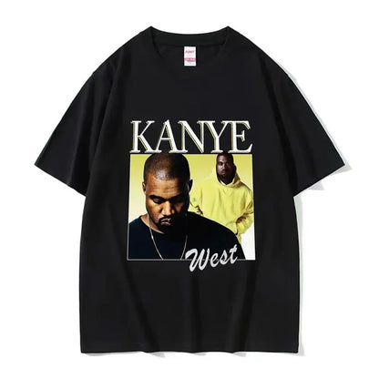 Funny Kanye West Meme T-Shirt Men's Vintage Hip Hop Rap Style Tshirt Men Women Short Sleeve T Shirt Streetwear