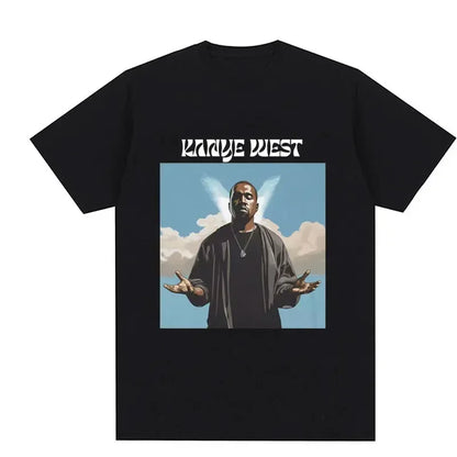 Funny Kanye West Meme T-Shirt Men's Vintage Hip Hop Rap Style Tshirt Men Women Short Sleeve T Shirt Streetwear