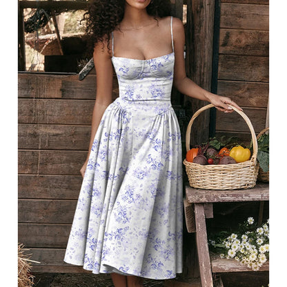 Elegant Spaghetti Strap Midi Dress Women Party Slim A Line Solid Suspender Lady Dresses New Spring Summer Fashion Sexy Vestidos