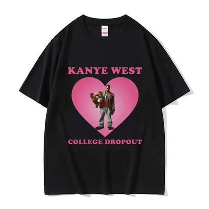 Funny Kanye West Meme T-Shirt Men's Vintage Hip Hop Rap Style Tshirt Men Women Short Sleeve T Shirt Streetwear