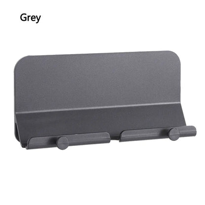 Wall Mount Holder Charger Hook Hanging Stand Bracket Dock for Smartphone Mobile Phone Tablet Holder Pasted on Wall