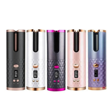 Portable Automatic Charging Hair Curler Smart Wireless Hair Styling Tool Travel Friendly Lazy Girl Hair Curler Salon Accessory