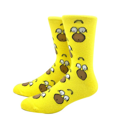 2025 New Anime Fashion Men's Socks Long Sock Knee-High Couples cosplay Sock Personality Hip Hop Harajuku Funny Sock for Women