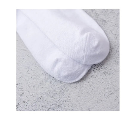 Men Women Socks Cotton Simplicity Anime Devil Grimace Harajuku Black White Graffiti Fashion Long Funny Hip Hop Sox Unisex medias