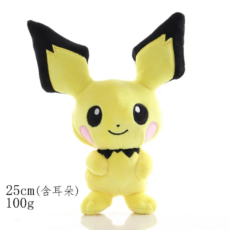 20cm Pikachu Pokemon Plush Doll Charmander Bulbasaur Squirtle Psyduck Eevee Plush Soft Stuffed Animals Peluche Plushie Toy Gifts