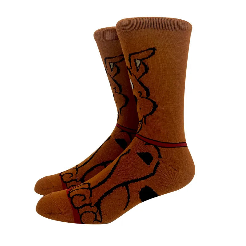 2025 New Anime Fashion Men's Socks Long Sock Knee-High Couples cosplay Sock Personality Hip Hop Harajuku Funny Sock for Women