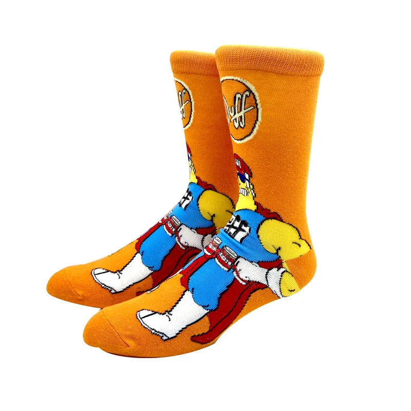 2025 New Anime Fashion Men's Socks Long Sock Knee-High Couples cosplay Sock Personality Hip Hop Harajuku Funny Sock for Women