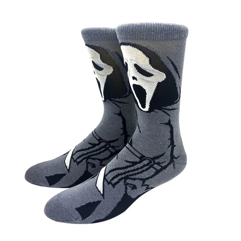 2025 New Anime Fashion Men's Socks Long Sock Knee-High Couples cosplay Sock Personality Hip Hop Harajuku Funny Sock for Women