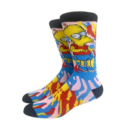 2025 New Anime Fashion Men's Socks Long Sock Knee-High Couples cosplay Sock Personality Hip Hop Harajuku Funny Sock for Women